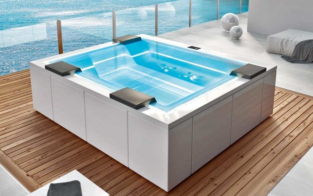 Aquatica Jacuzzi para Exterior Zen Spa Pro diseñada por Marc Sandler Terentti