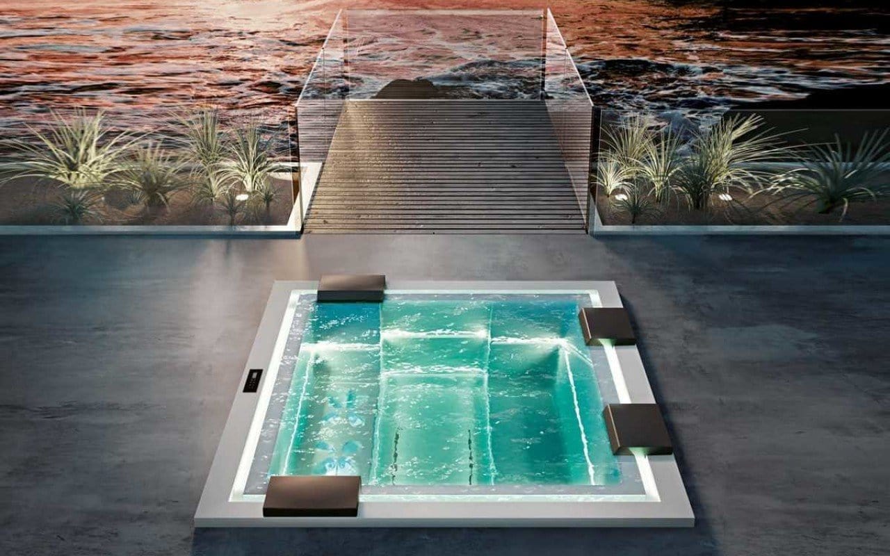 Aquatica Jacuzzi para Exterior Zen Spa Pro diseñada por Marc Sandler Terentti